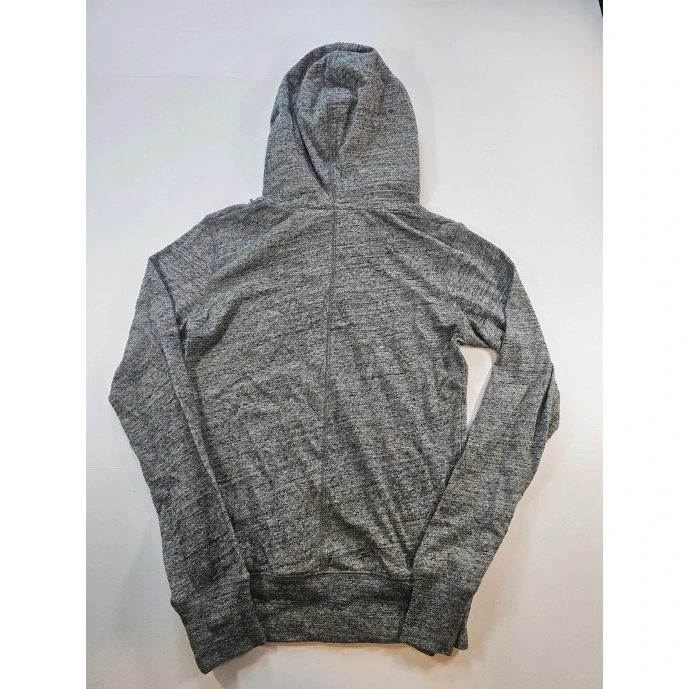 Nike Full Zip Hoodie Women XS Gray UNC Tar Heels NCAA Sweatshirt